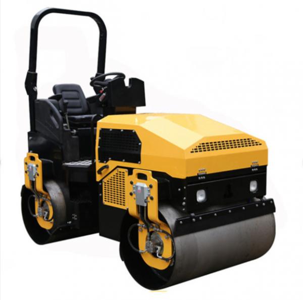 China 2x30KN 3T Two Drum Hydraulic Vibratory Road Roller Travel Speed 0-12km/H supplier