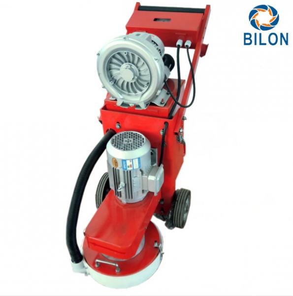 China 380V Road Construction Machinery , Small Manual Concrete Ground Epoxy Floor Grinding Machine With Vacuum 3KW supplier