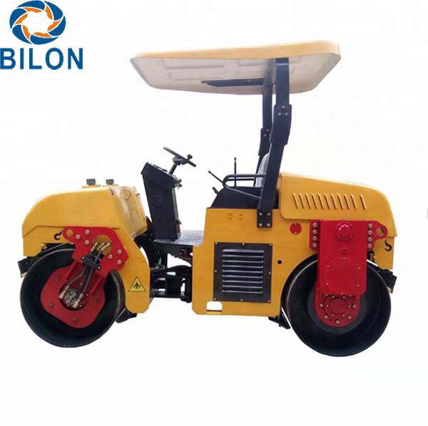 China 3 Ton Road Construction Machinery 3000kg Double Drum Asphalt Road Roller supplier