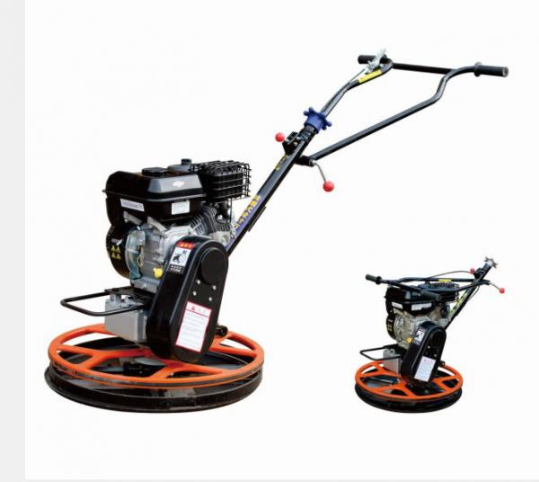 China 5.5 Hp Gasoline Hand Held Concrete Finishing Power Trowel With 60cm Work Diameter supplier