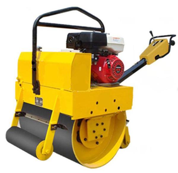 China 5.5HP Small Road Roller , 30KN Exciting Force Vibratory Manual Road Roller supplier