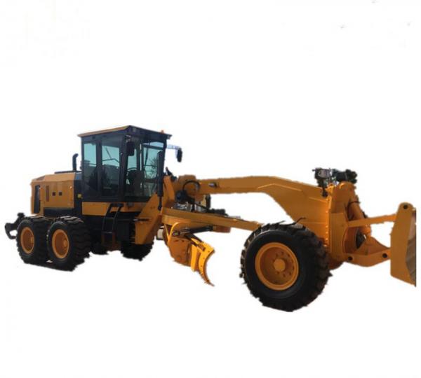 China 62kw Road Construction Machinery , Cummins Engine Hydraulic Operating 100Hp Small Road Scraper supplier