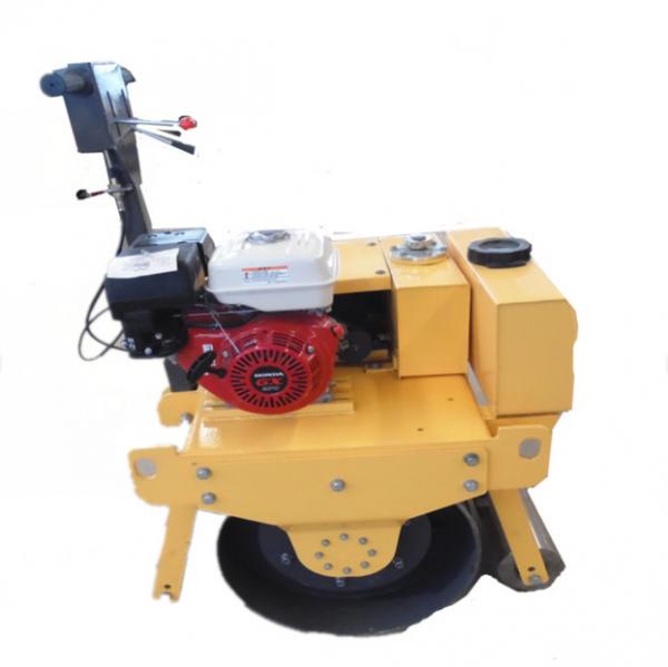 China 9HP Vibratory Single Drum Road Roller Machine With Honda Engine 20L Water Tank supplier