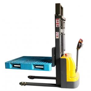 China Fully Automatic 1000kg Forklift Electronic Stacker Walking Walkie Electric Hydraulic Lifter supplier