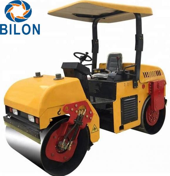 China High Efficiency Vibratory Road Roller 3 Ton 21KW Hydraulic Road Roller supplier