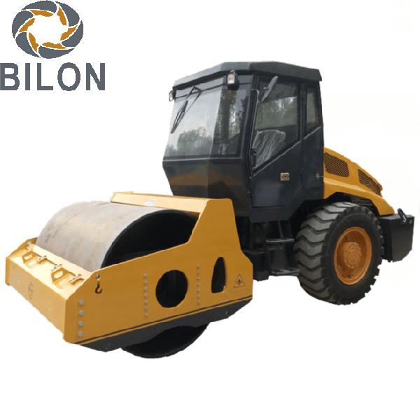 China Hydraulic Single Drum Soil Compactor Roller With 8 Ton Capacity supplier