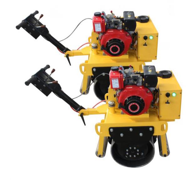China Professional Walk Behind Single Drum Road Roller With 3600rpm Rotating Speed supplier