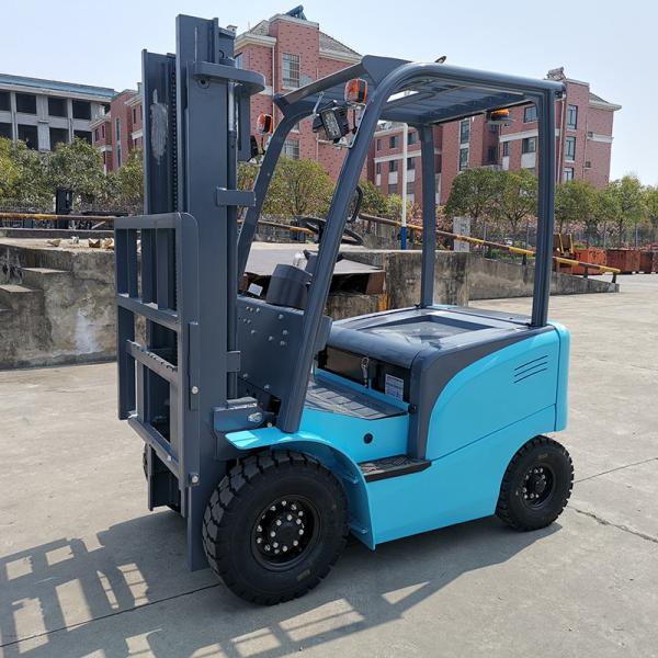 China Small Seated 1.5T 1500kg Electric Forklift Truck 3M Semi Lead Acid Battery Forklift supplier