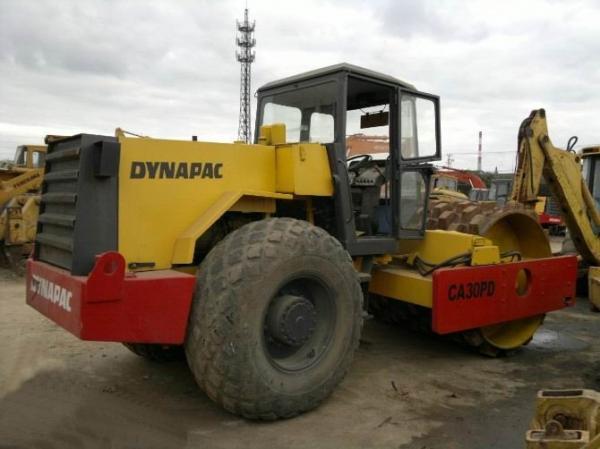 China 14 Ton Used Construction Equipment Roller Dynapac CA30PD Double Drum 2,200rpm supplier