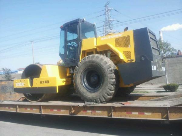 China Xcmg YZ20JC Second Hand Road Roller , 20 Ton Vibratory Road Roller Year 2012 supplier