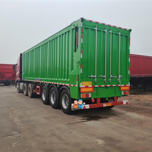 China 12000mm 30 Ton Semi Tanker Trailer Truck Waste Garbage Rubbish Transfer Crawler Dump supplier