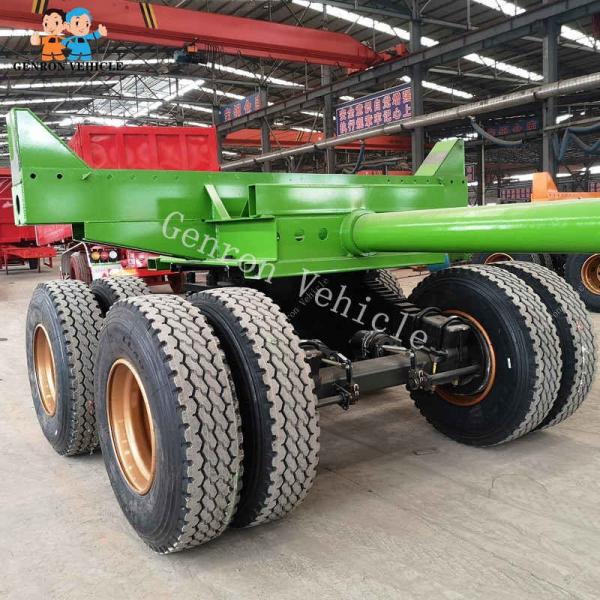 China 12R22.5 Tire Wood Transport Genron Small Timber Trailer supplier