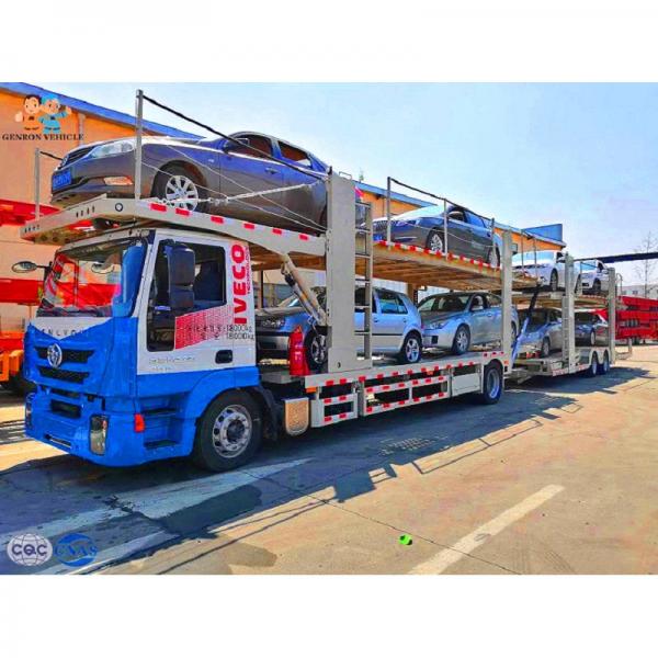 China 16 Tons 3 Axles 18 Wheeler Fuwa 15M Semi Car Hauler Trailer supplier