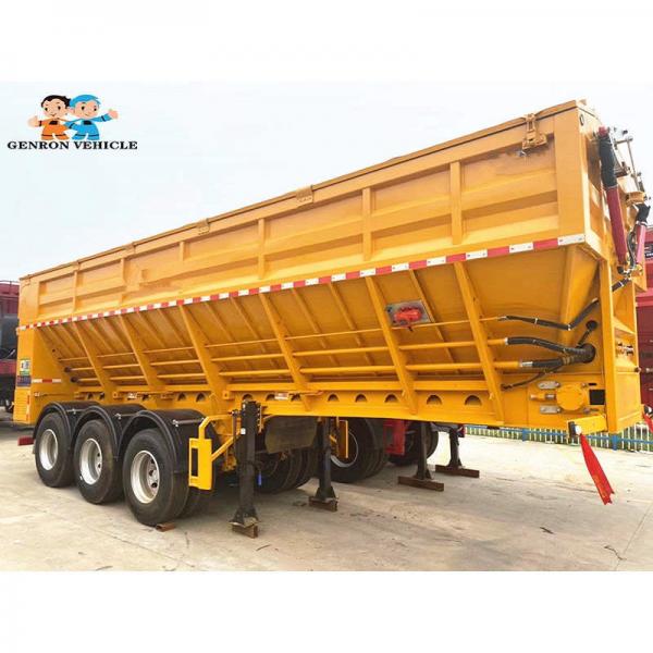 China 3 Axles 50 Tons With FUWA Brand Axles Crawler Dump Truck Semi – Trailer Export To Southeast Asia and other countries supplier