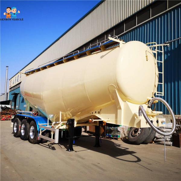 China 3 Axles Air Suspension 50T Dry Bulk Tanker Trailer In African Cement Plants supplier