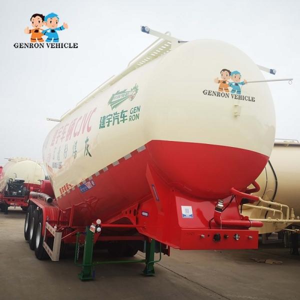 China Factory Customized 3 Axle 50 CBM/40T Dry Bulk Cement /Wheat Flour Tanker Semi Trailer export to Zambia, South Africa supplier