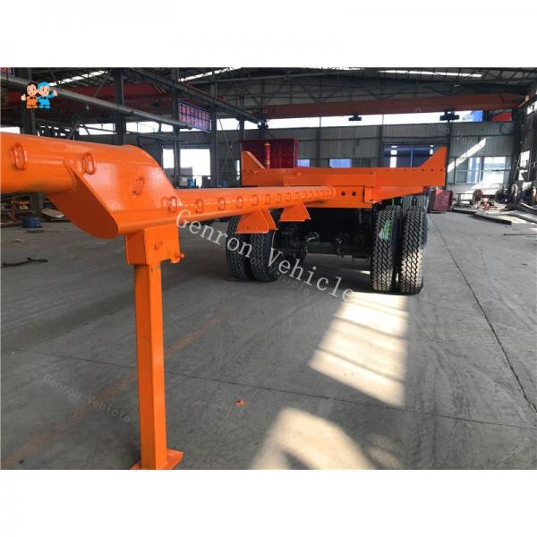China Heavy Duty 12R22.5 Vacuum Tire 50t Genron Timber Trailer supplier