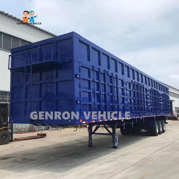 China Mongolia Coal Transport Van Box Semi Tanker Trailer Large Loading supplier