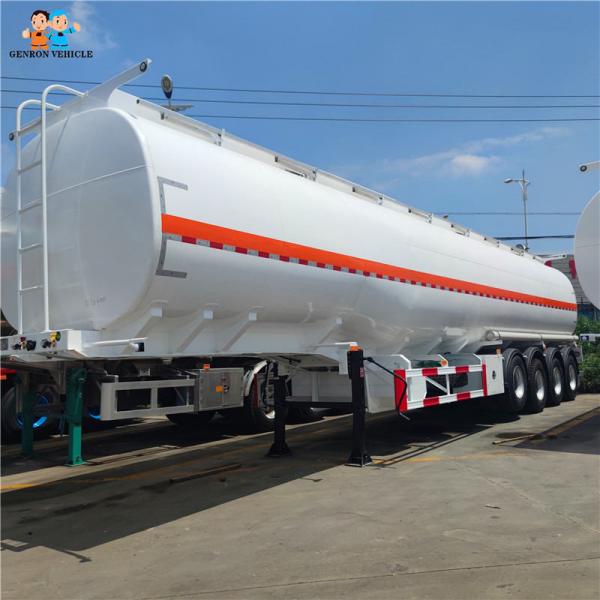 China Petroleum 4 Axles Oil Tanker Truck Trailer Vehicle With Flow Meter Used In Ghana supplier