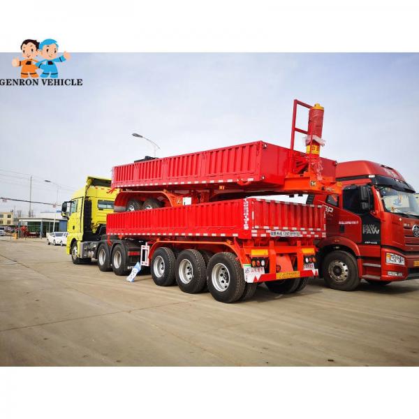 China Reinforced Mechanical Suspension 60 Tons Dump Semi Trailers supplier