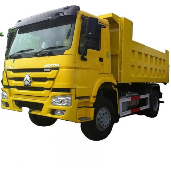 China heavy duty howo 4×2 290 hp 17 ton tipper truck supplier