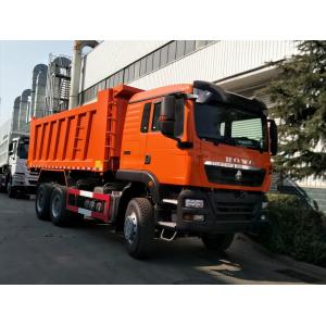 China HOWO Dump Truck Sinotruk 371HP TXcab Sunset Orange ZZ3257N384GB1 supplier