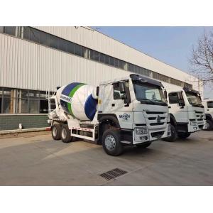 China HOWO SINOTRUK Concrete Mixer Truck 371HP White Euro II ZZ1257N3841W supplier