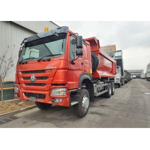 China LHD 6×6 10wheels ZZ3257V4357B1R 380HP Red All-drive HOWO Tipper Truck High Horsepower Lowfuel Consumption supplier