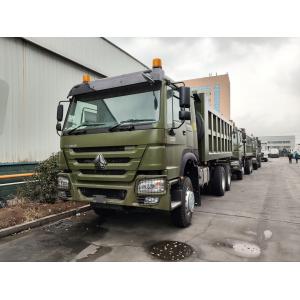 China SINOTRUK HOWO 400HP Green Tipper Dump Truck RHD 6×4 12wheels High Horsepower supplier