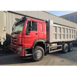 China Sinotruk Howo Tipper Dump Truck 400Hp 6 × 4 20CBM Front Lifting Hydraulic Cylinder supplier