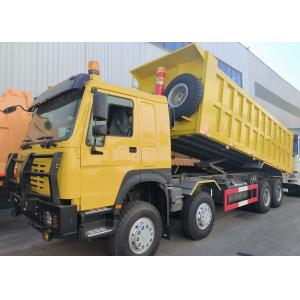 China Sinotruk Howo Tipper Dump Truck 400Hp 8 × 4 50-60Tons Lhd 12 Wheels Big tray supplier