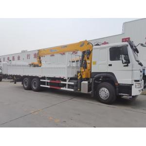 China SINOTRUK Truck Mounted Cranes Equipment 12 Tons XCMG For Lifting 6X4 400HP supplier