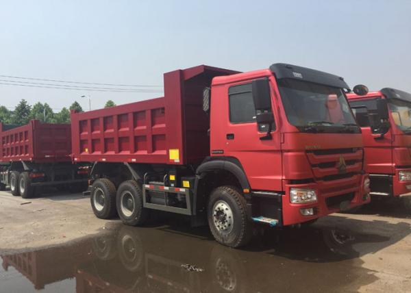 China Top Configuration Ten Wheeler Dump Truck Hydraulic Steering With Power Assistance supplier