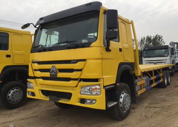 China ZZ1257N4641W 336HP SINOTRUK Flat Bed Cargo Truck supplier