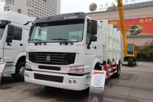 China German MAN technology 6×4 16m3 heavy duty rear loading garbage truck with pressing mechanism supplier