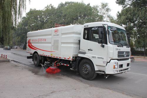 China shock price 1500 liters water tank and 4000 liters garbage tank dongfeng 4*2 right hand driving mini road sweeping truck supplier