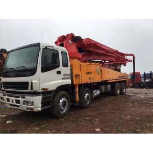 China 287KW Used Concrete Pump Truck 46 Meter For Construction supplier