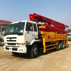 China 4 Boom 140m3/H Used Concrete Pump Truck For Beton Placing Putzmeister supplier