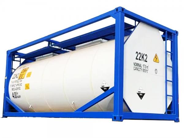 China White T14 Liquid Tank Container 20Ft Carbon Steel Storage Tanks supplier