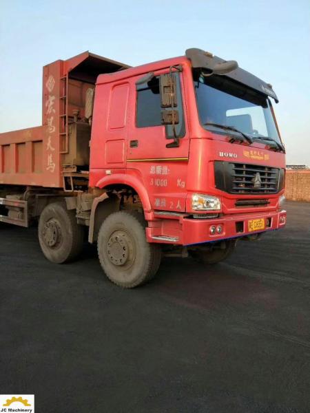 China 380hp 40 Ton Dump Truck , 12 Tyre Second Hand Mini Dump Truck ISO Approval supplier