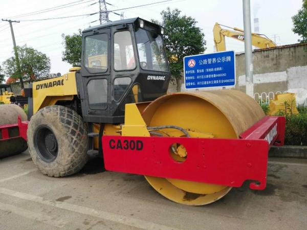 China Dynapac Smooth Drum Roller Compactor / 2nd Hand Rollers CA30D With Air Cooling Deutz Engine supplier
