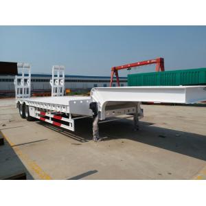 China 2 Axle Heavy Duty Gooseneck Low Bed Trailer 40T 50T 60T supplier