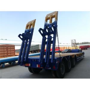 China Heavy Duty Machine Transport Lowbed Semi Trailer supplier