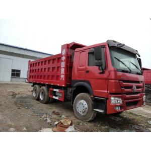 China Red 20CBM Used Howo Dump Truck 371HP 375HP 6×4 supplier