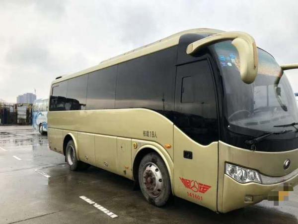 China 10-23 Seats 7.9m Length Euro III Diesel Used Bus Coach 2nd Hand Coach supplier