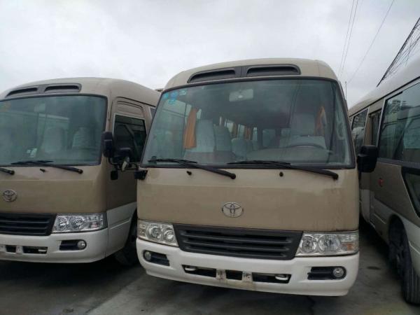 China 10-23 Seats Used Coaster Bus Front Engine Euro3 Emission 108 Kw Max Power supplier