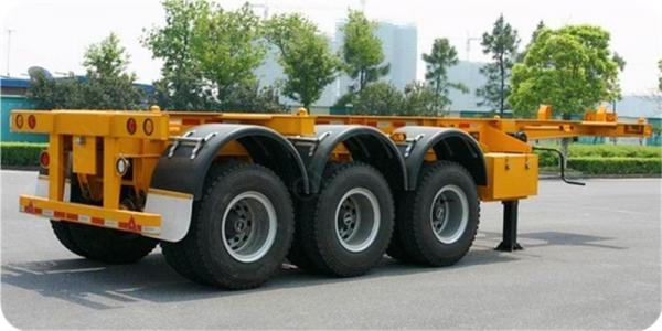 China 12400*2490*1400 Mm Second Hand Semi Trailers YORK Brand 3* 13 Tons Capacity supplier