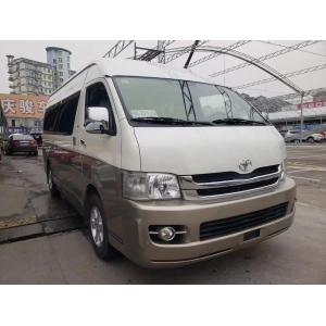 China 13seats Used Toyota Hiace Bus 2TR Gasoline Engine Front Engine Second Hand Van supplier