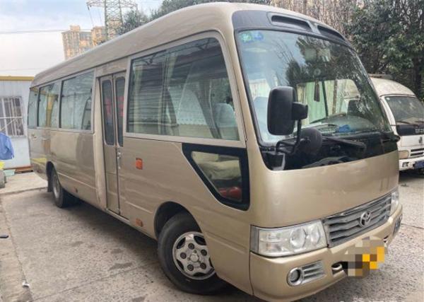 China 2005 Year 23 Seats Gasoline Used Toyota Coaster Bus Used Mini Coach Bus supplier