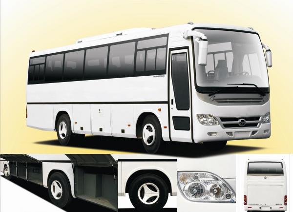 China 2009 Year 46 Seats Used Commercial Bus With 5.2L Displacement Diesel Machine supplier